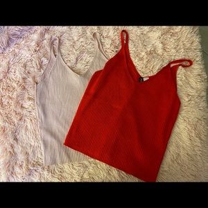 Divided Crop Top Set